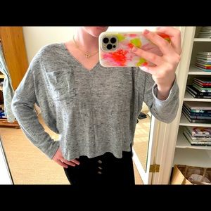 Grey light weight sweater!